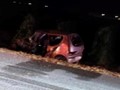 Μετωπική σύγκρουση τη νύχτα με τρεις τραυματίες 
